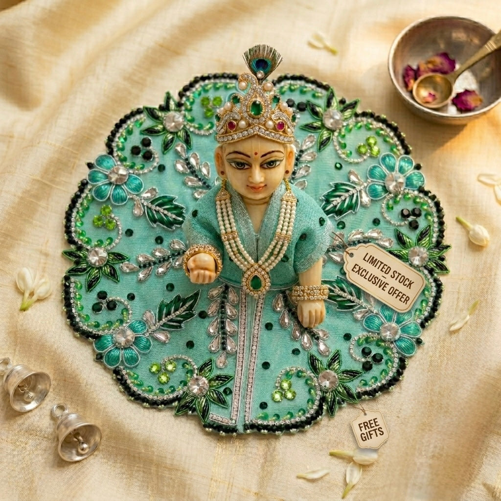 Premium Handcrafted Laddu Gopal Poshak – Limited Edition with Complimentary